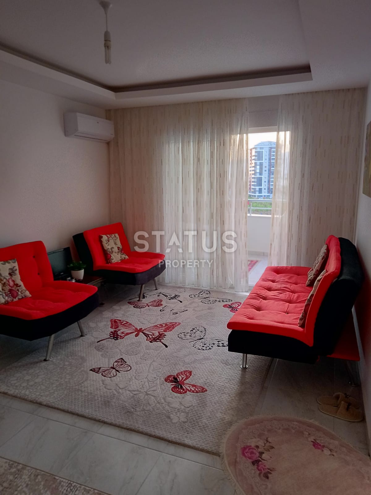 Spacious two-room apartment 65 sq.m. overlooking nature. Mahmutlar, Alanya. фото 10