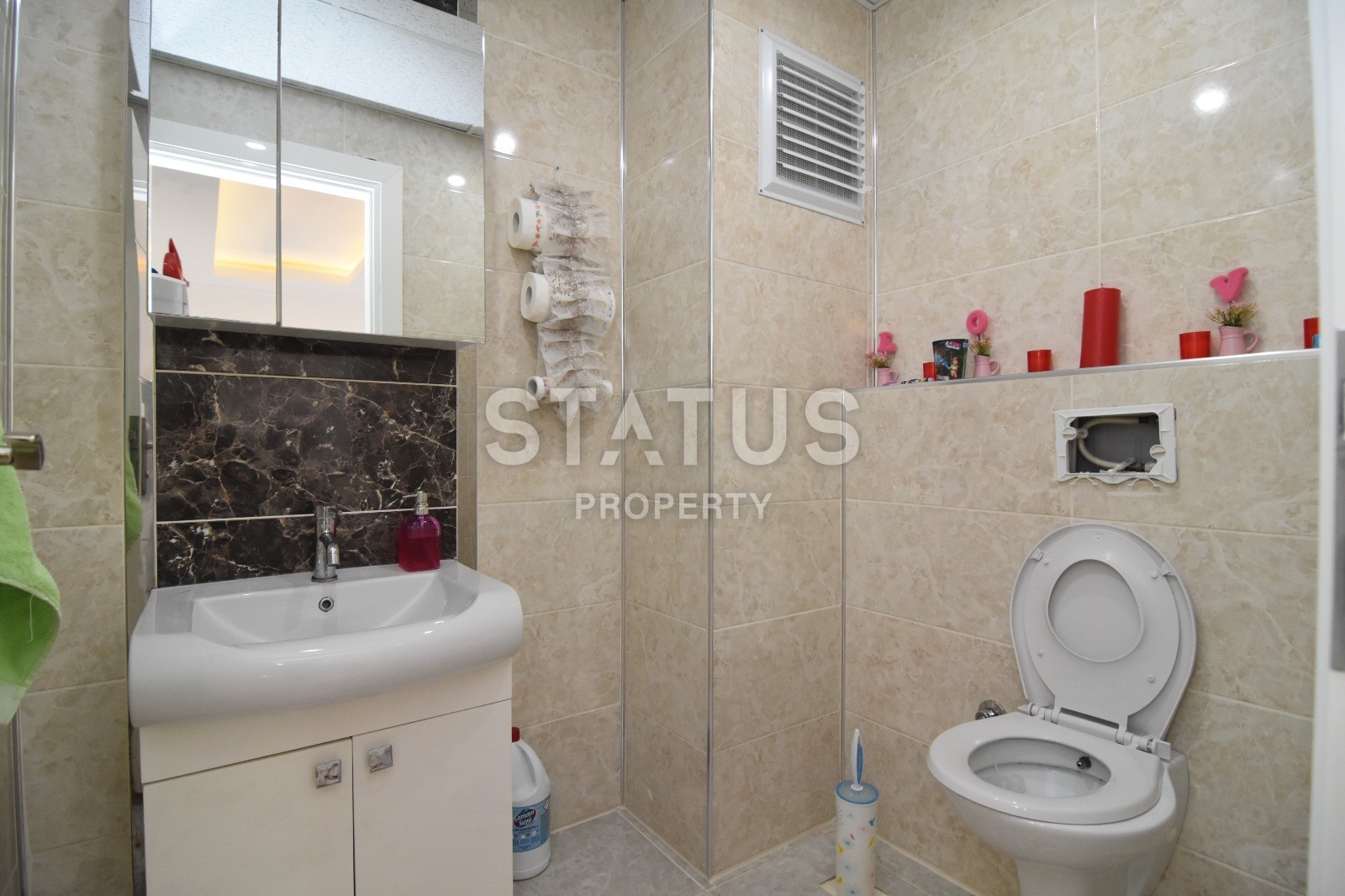 Duplex 3+1, 150 m2 with a large terrace within walking distance from the sea in Mahmutlar. фото 18