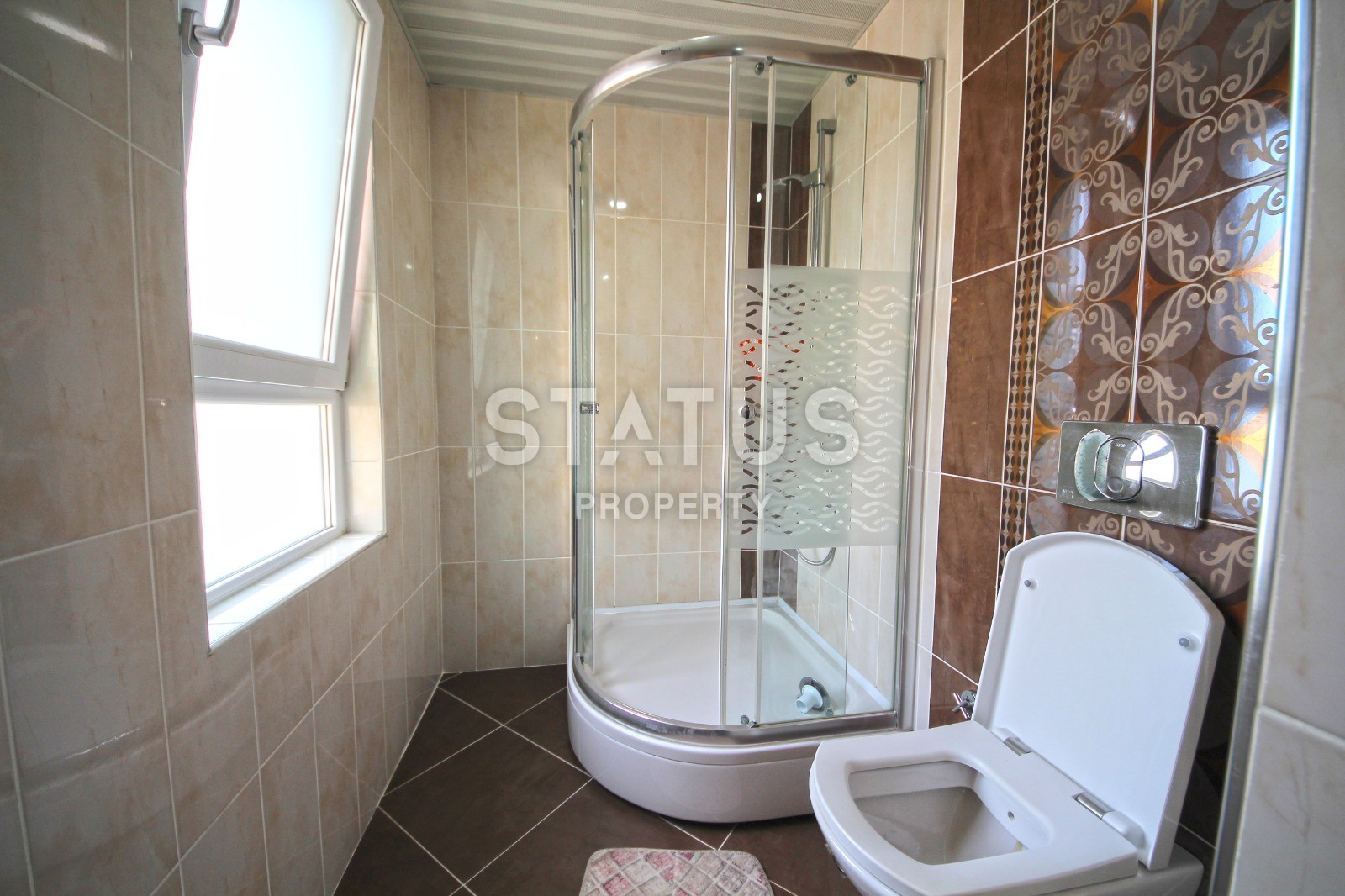 Five-room apartment of 200 m2 with a fireplace and private sauna in Mahmutlar. фото 3