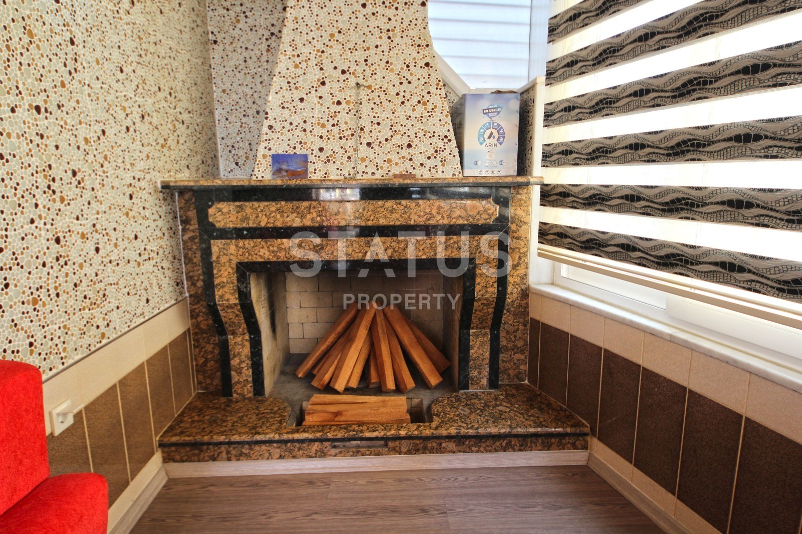 Five-room apartment of 200 m2 with a fireplace and private sauna in Mahmutlar. фото 9