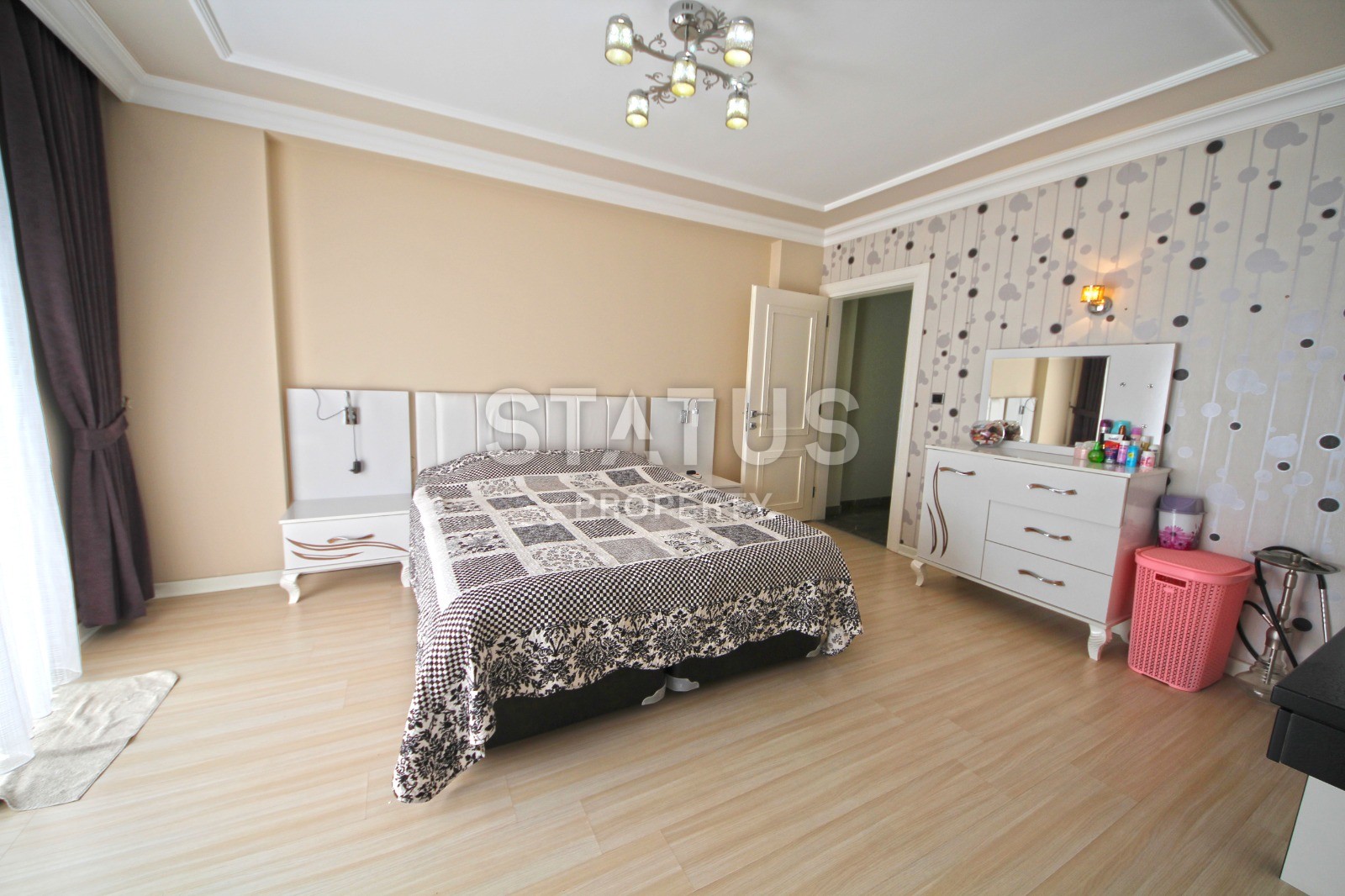 Five-room apartment of 200 m2 with a fireplace and private sauna in Mahmutlar. фото 11