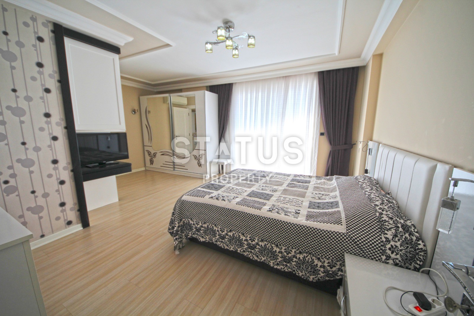 Five-room apartment of 200 m2 with a fireplace and private sauna in Mahmutlar. фото 16