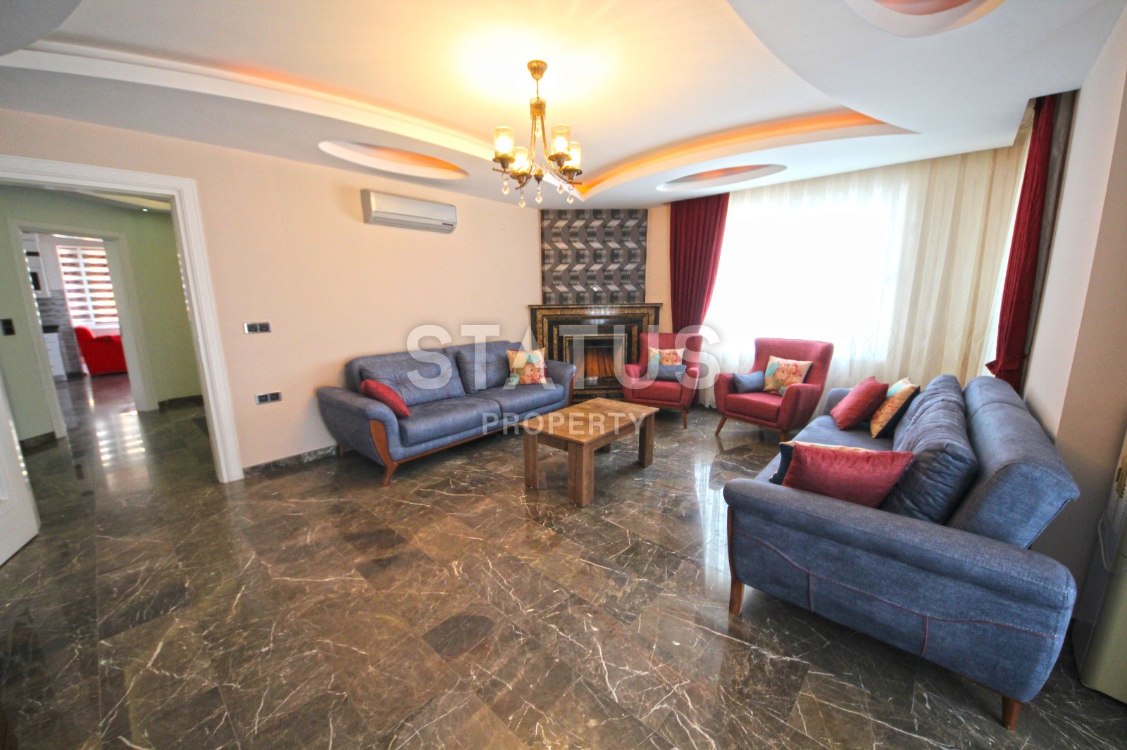 Five-room apartment of 200 m2 with a fireplace and private sauna in Mahmutlar. фото 23