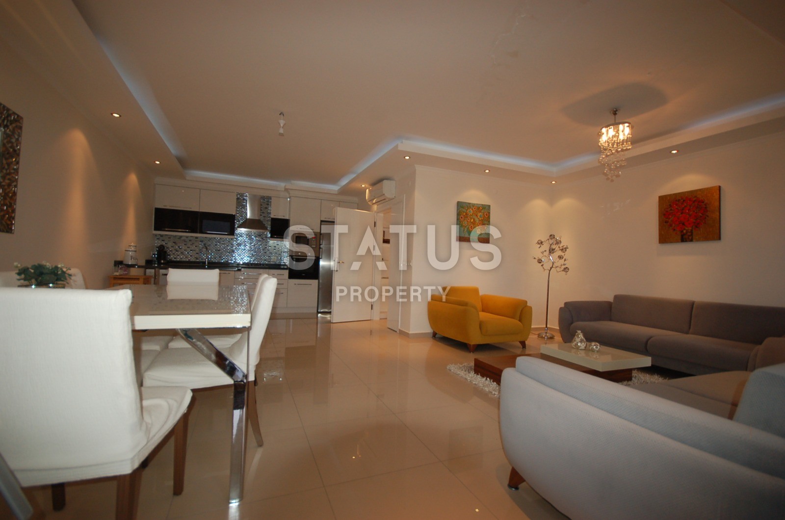 Меблированная квартира планировки 3+1, 145 м2 в современном комплексе, район Кестель, Аланья фото 10