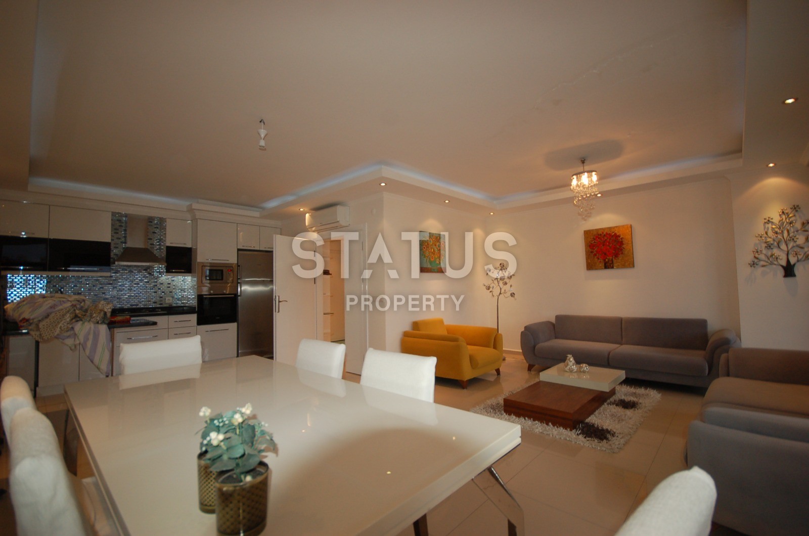 Меблированная квартира планировки 3+1, 145 м2 в современном комплексе, район Кестель, Аланья фото 16