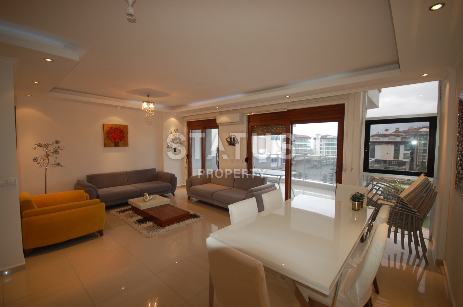 Меблированная квартира планировки 3+1, 145 м2 в современном комплексе, район Кестель, Аланья фото 30