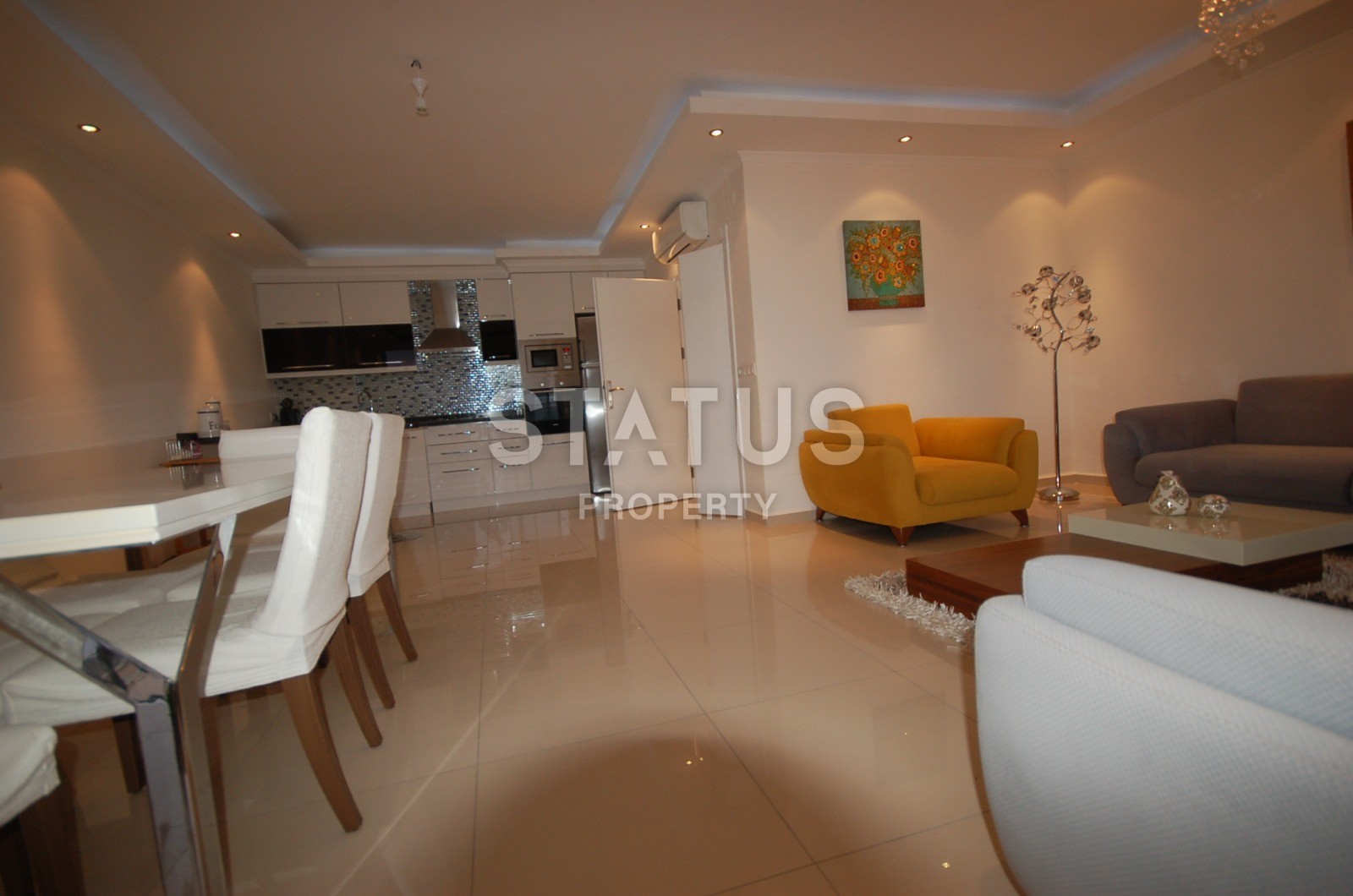 Меблированная квартира планировки 3+1, 145 м2 в современном комплексе, район Кестель, Аланья фото 34