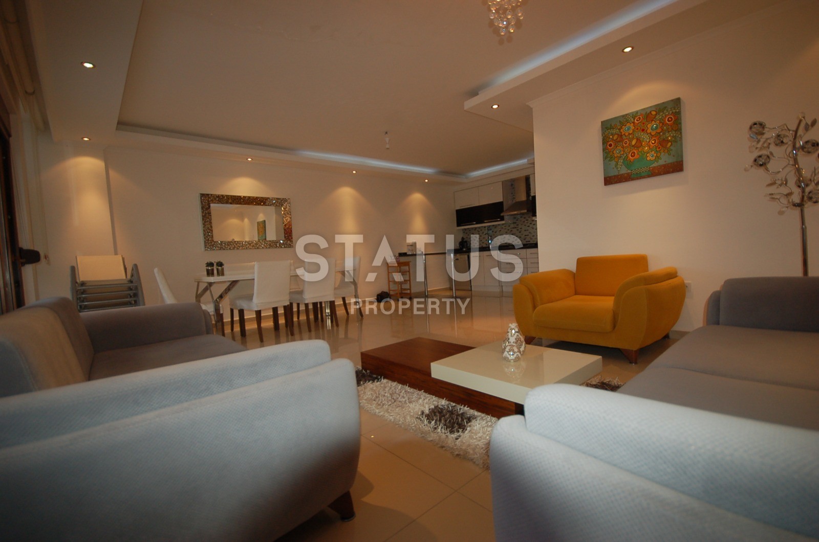 Меблированная квартира планировки 3+1, 145 м2 в современном комплексе, район Кестель, Аланья фото 39