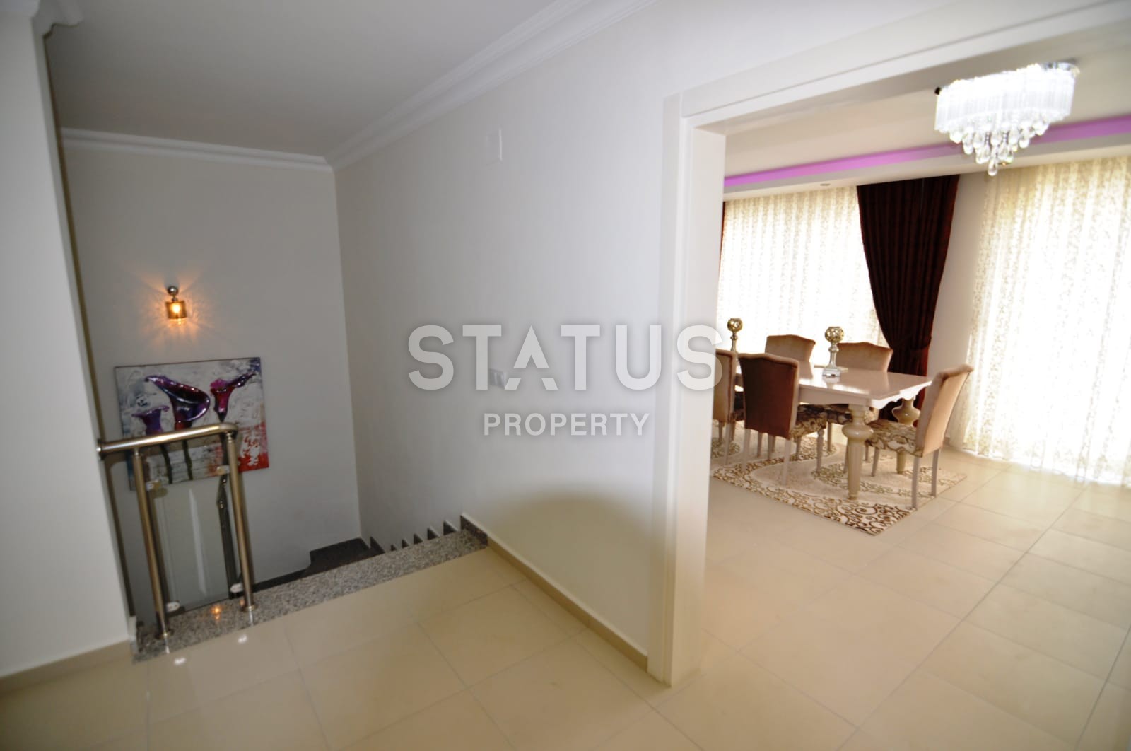 Penthouse 3+1, 155 m2 overlooking the sea and the historic city of Naula in Mahmutlar. фото 3