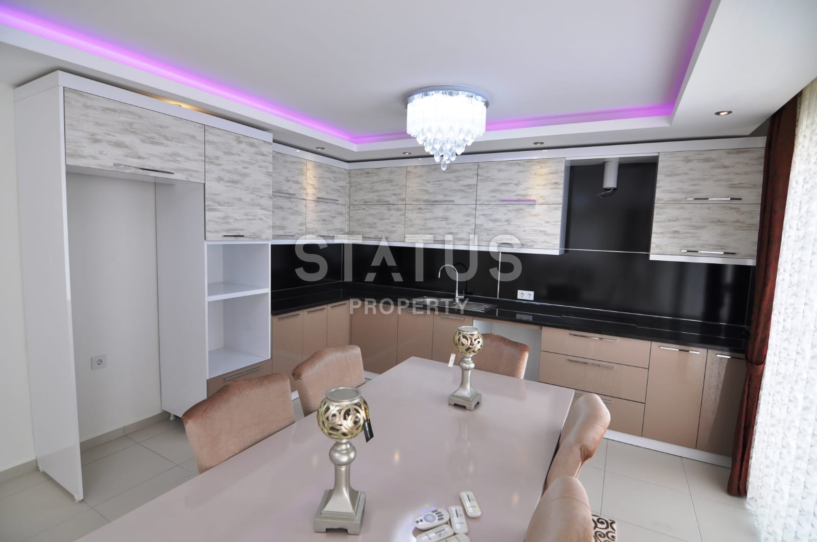 Penthouse 3+1, 155 m2 overlooking the sea and the historic city of Naula in Mahmutlar. фото 5