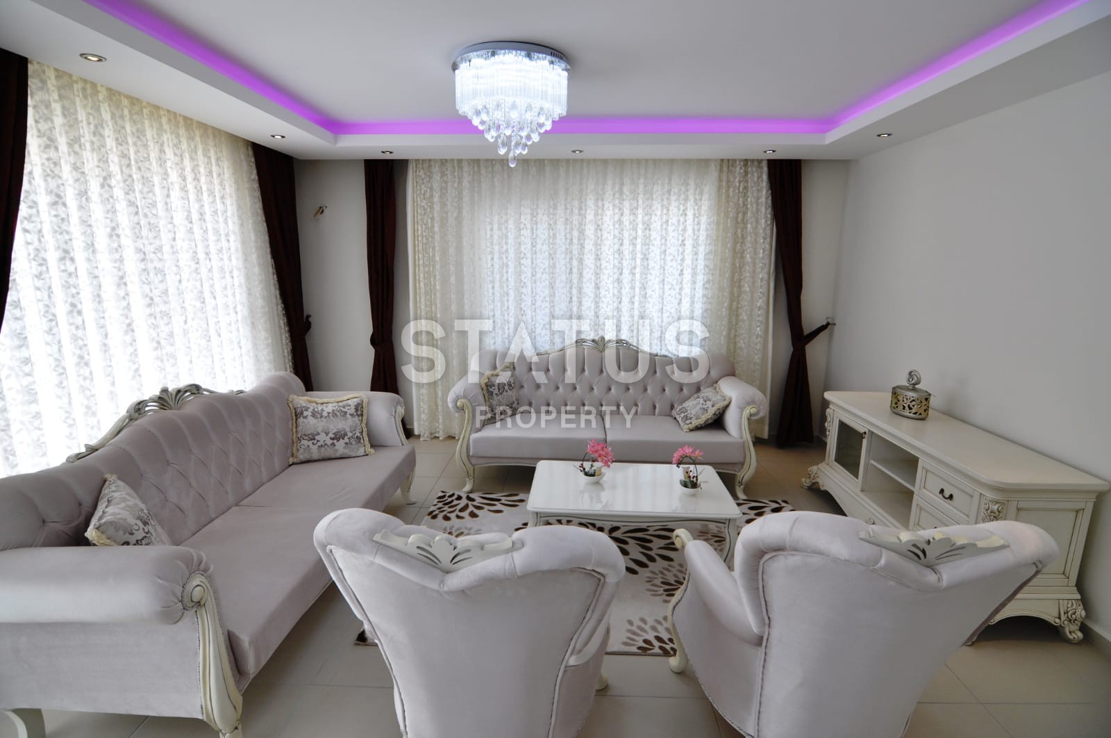 Penthouse 3+1, 155 m2 overlooking the sea and the historic city of Naula in Mahmutlar. фото 7