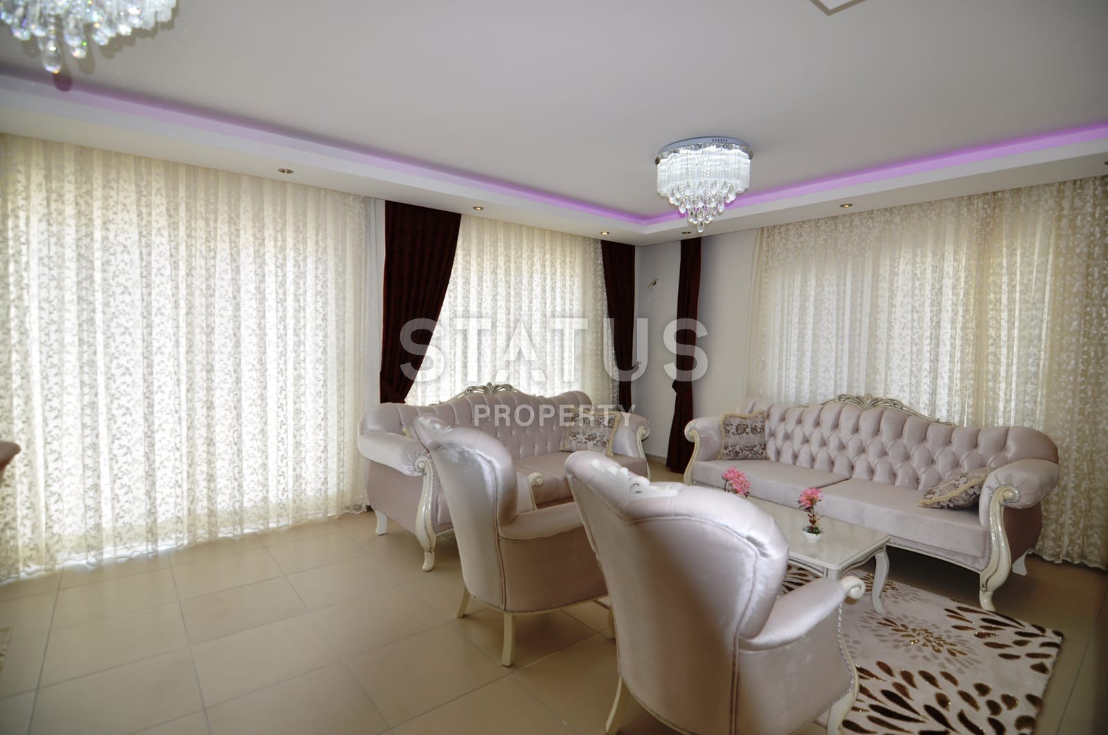 Penthouse 3+1, 155 m2 overlooking the sea and the historic city of Naula in Mahmutlar. фото 9