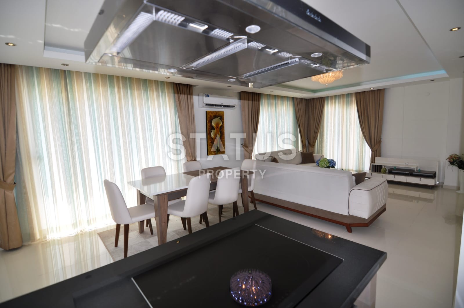 Spacious duplex 3+1, 185 m2 with panoramic views in Mahmutlar. фото 4