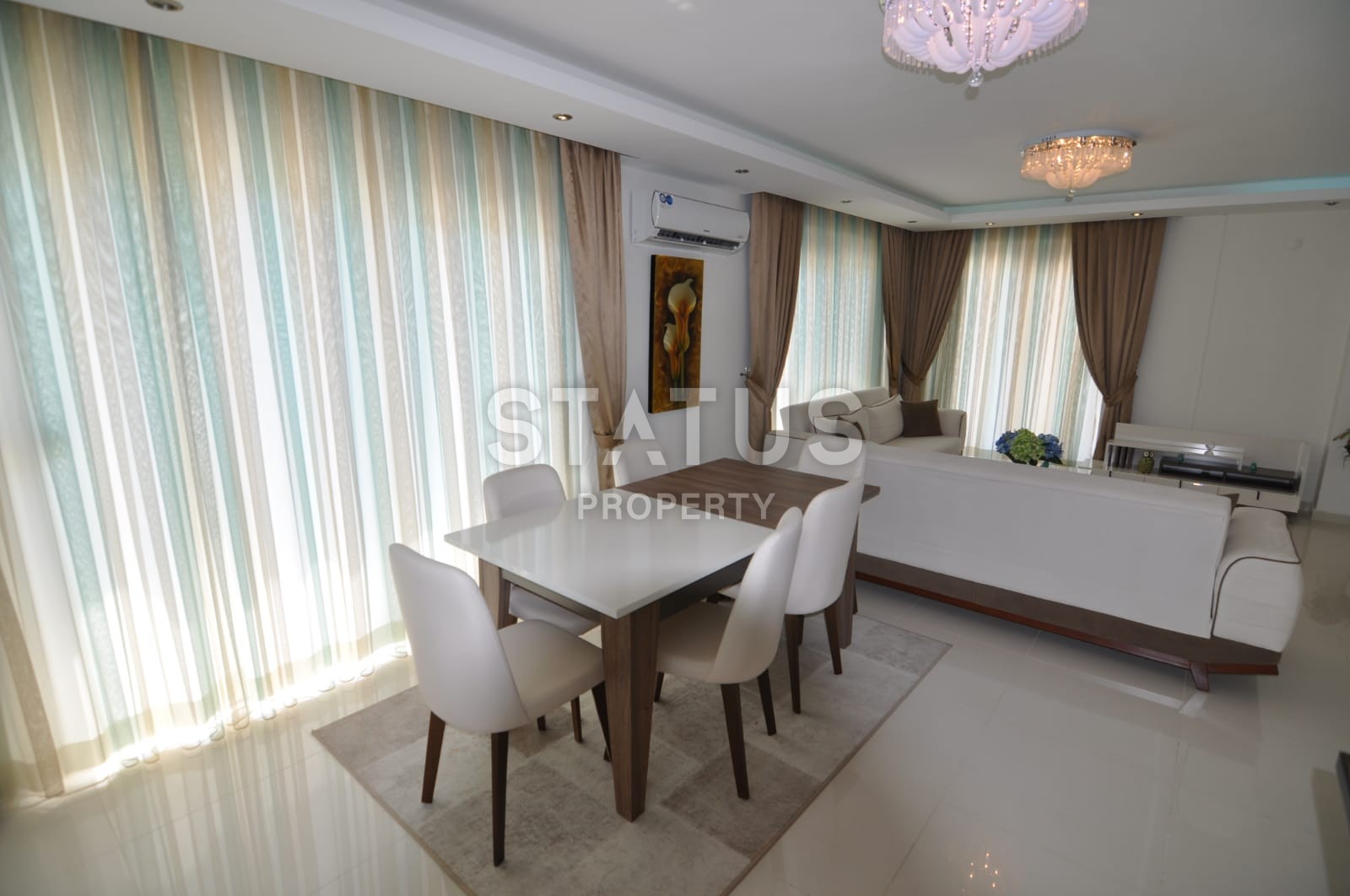 Spacious duplex 3+1, 185 m2 with panoramic views in Mahmutlar. фото 6