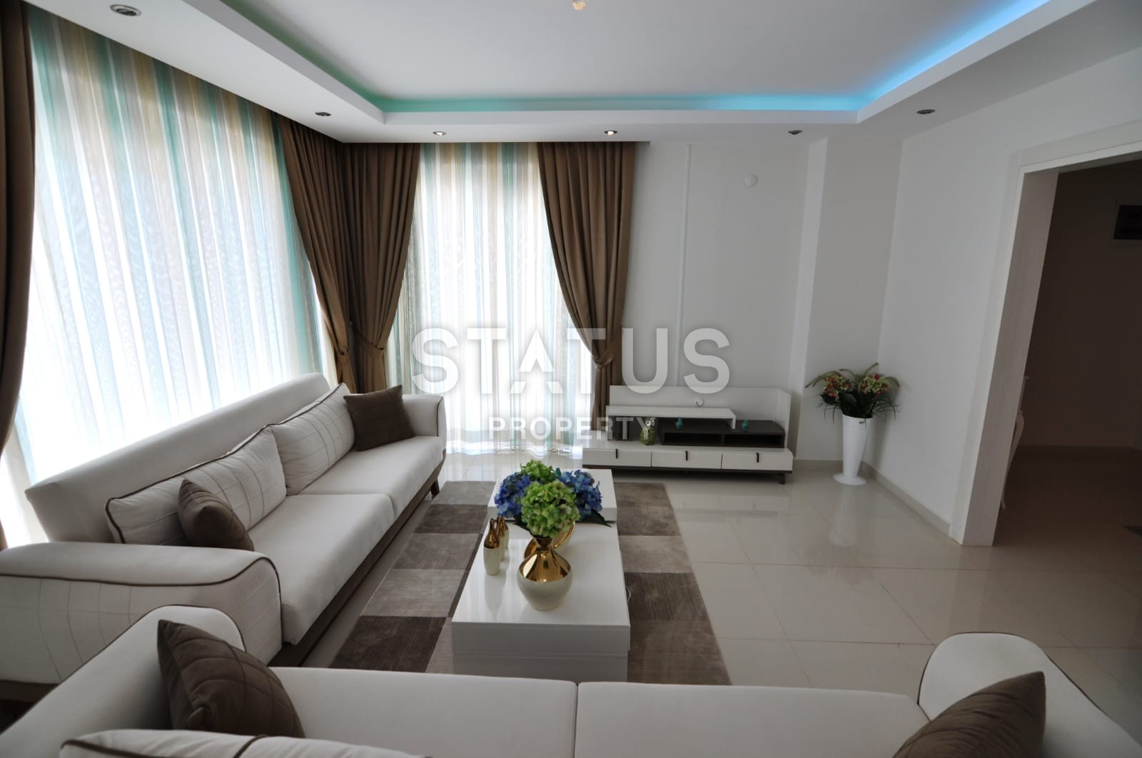 Spacious duplex 3+1, 185 m2 with panoramic views in Mahmutlar. фото 7