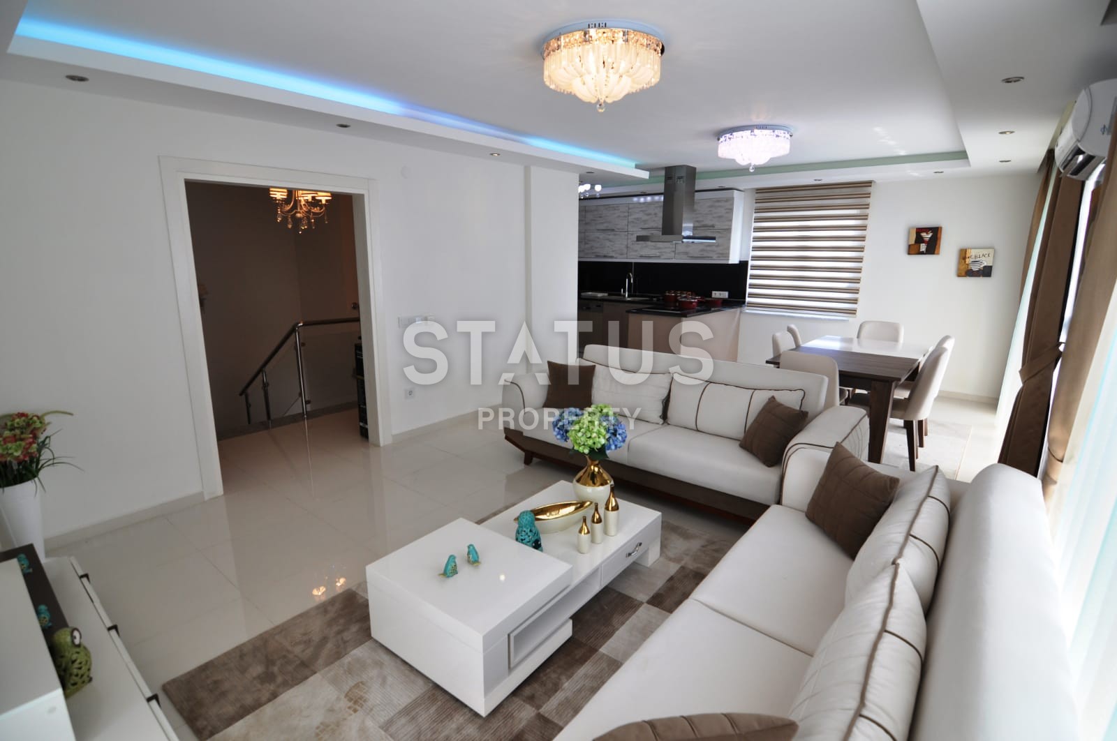 Spacious duplex 3+1, 185 m2 with panoramic views in Mahmutlar. фото 8