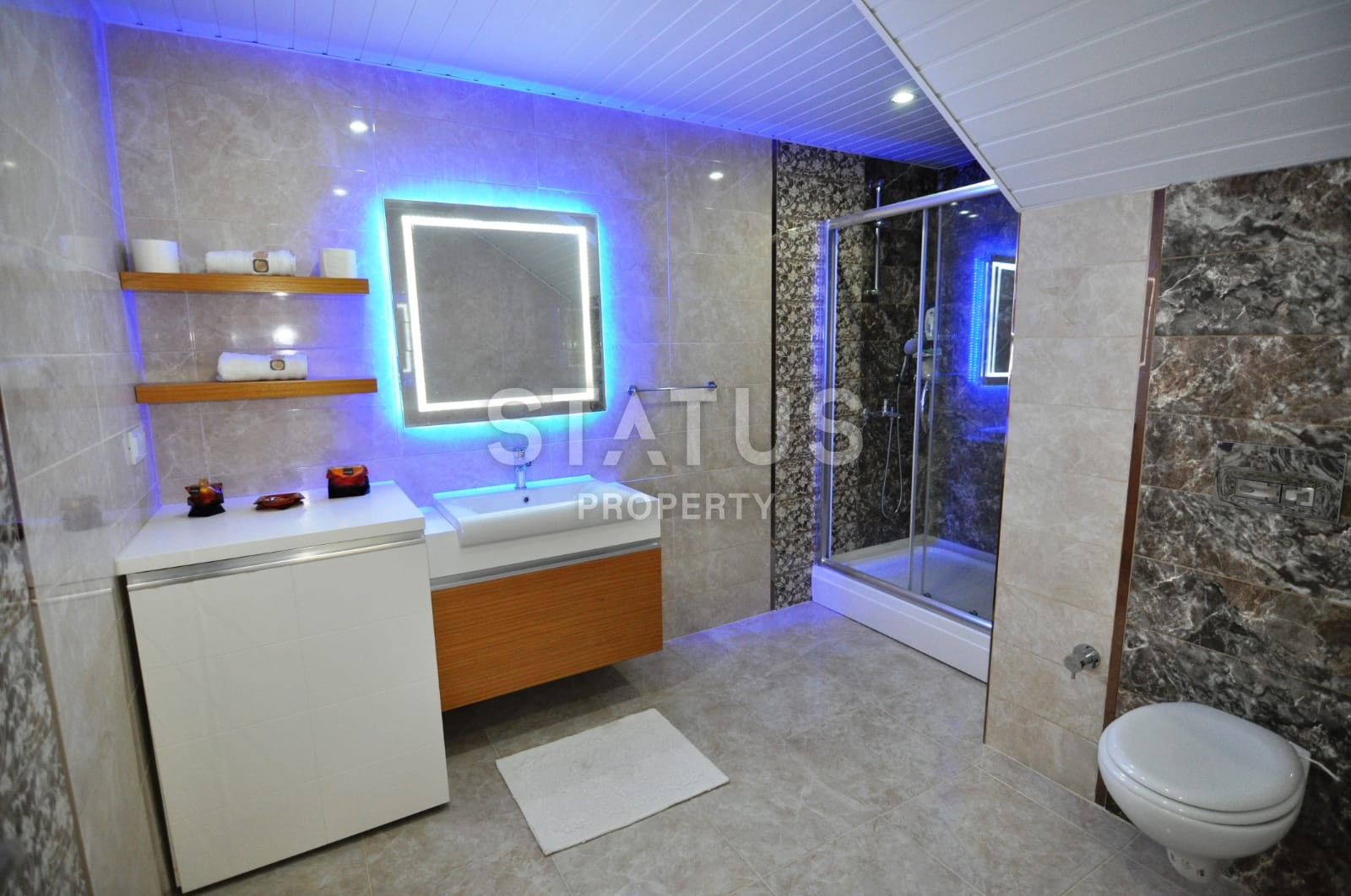 Spacious duplex 3+1, 185 m2 with panoramic views in Mahmutlar. фото 17