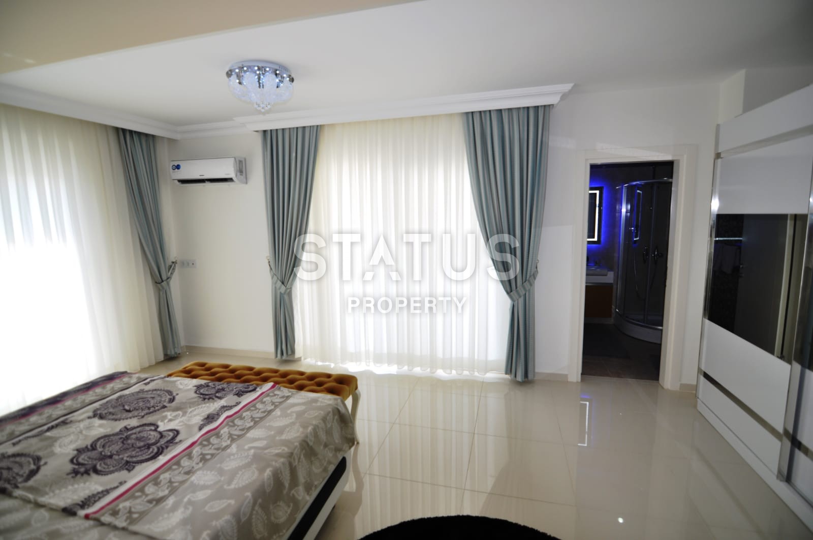 Spacious duplex 3+1, 185 m2 with panoramic views in Mahmutlar. фото 19