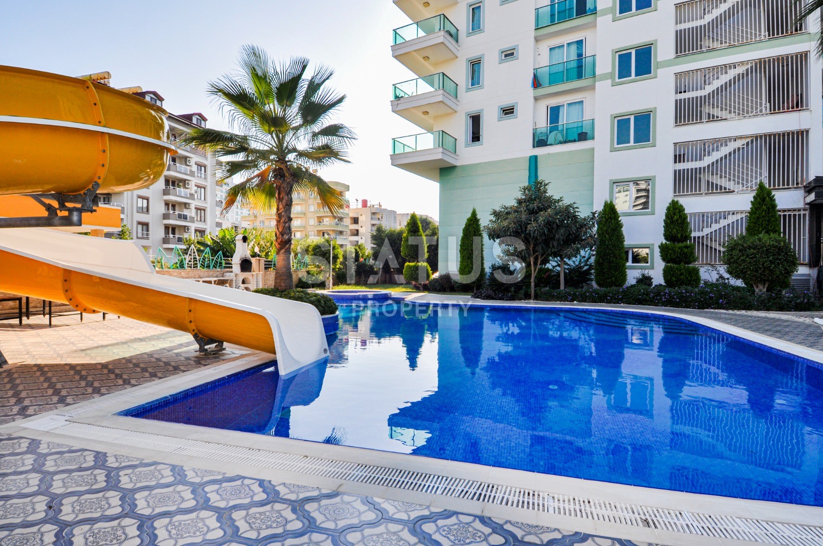 Квартира 1+1, 60 м2 в элитном комплексе в трёх минутах от пляжа в Махмутларе. фото 3