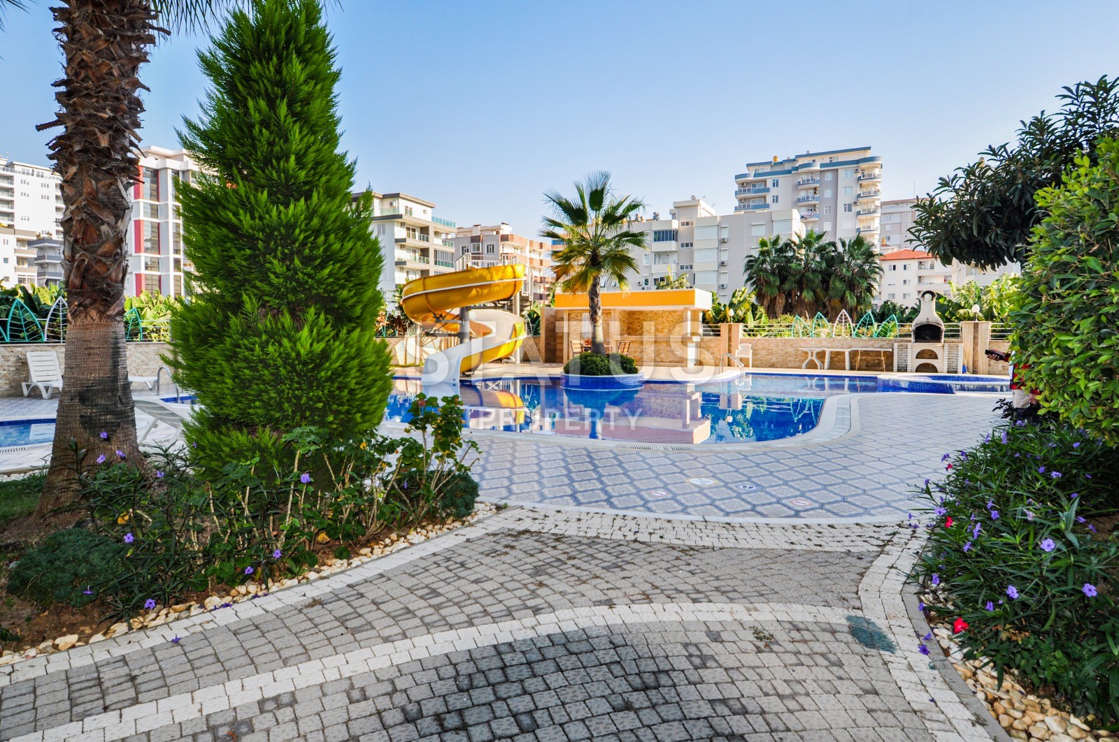 Квартира 1+1, 60 м2 в элитном комплексе в трёх минутах от пляжа в Махмутларе. фото 14