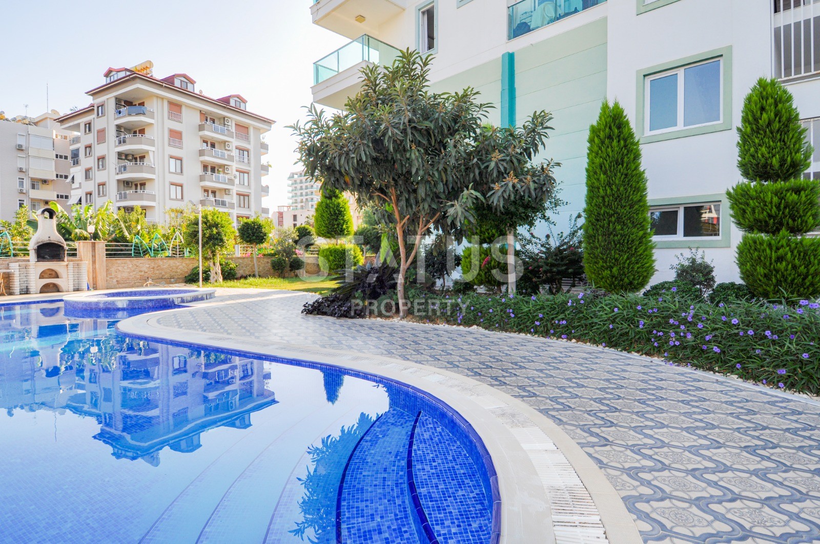 Квартира 1+1, 60 м2 в элитном комплексе в трёх минутах от пляжа в Махмутларе. фото 16