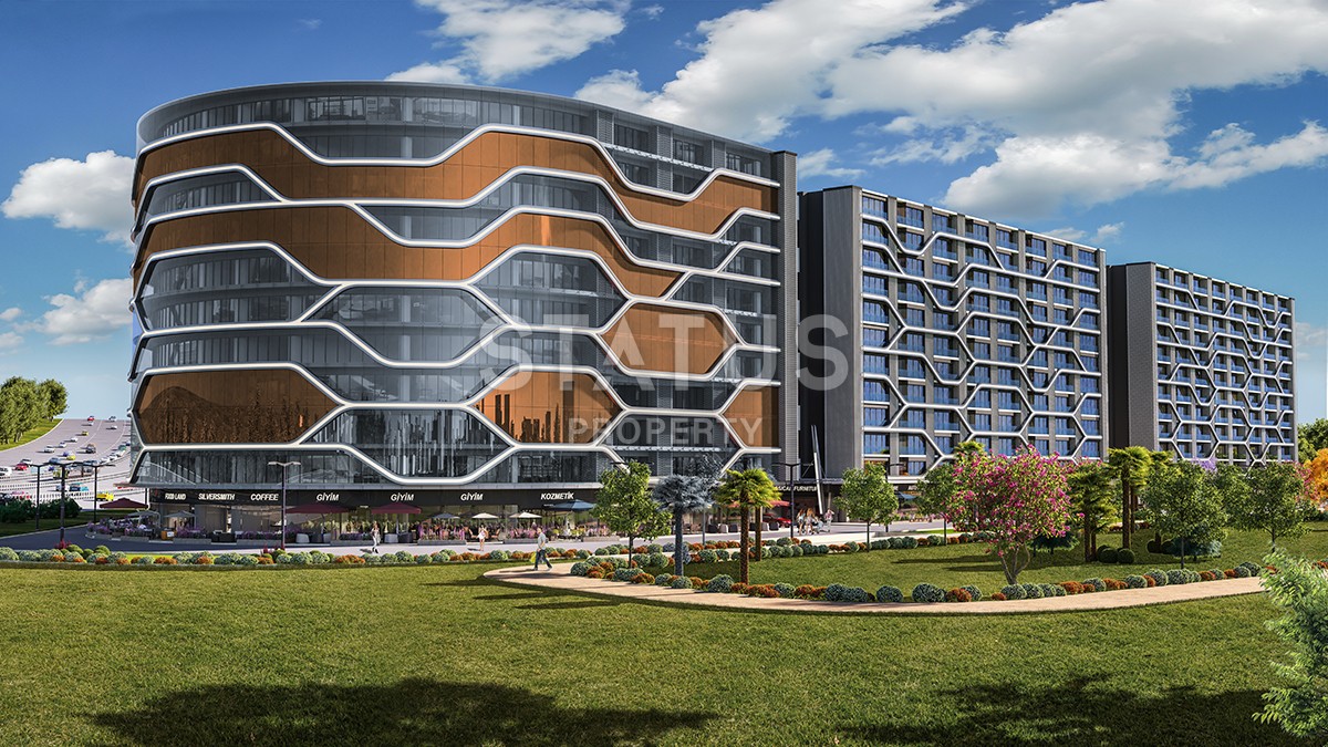 Apartments 1+1 and 2+1 in a modern luxury complex. Yenibosna, Istanbul. фото 8