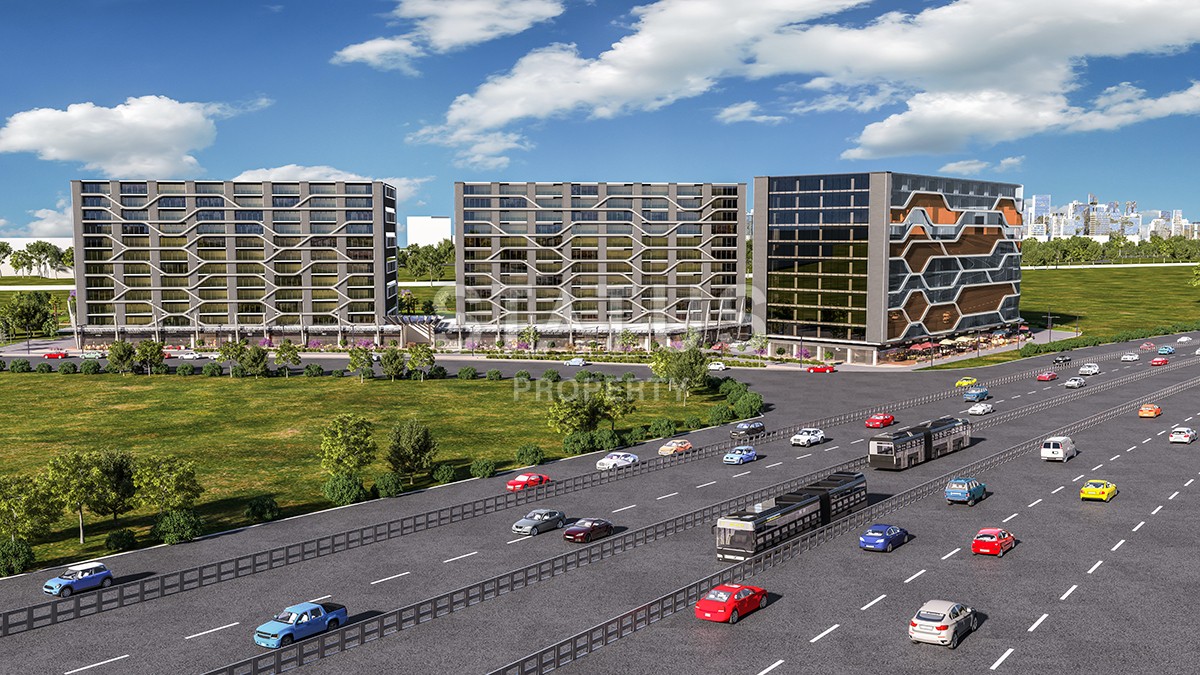 Apartments 1+1 and 2+1 in a modern luxury complex. Yenibosna, Istanbul. фото 9