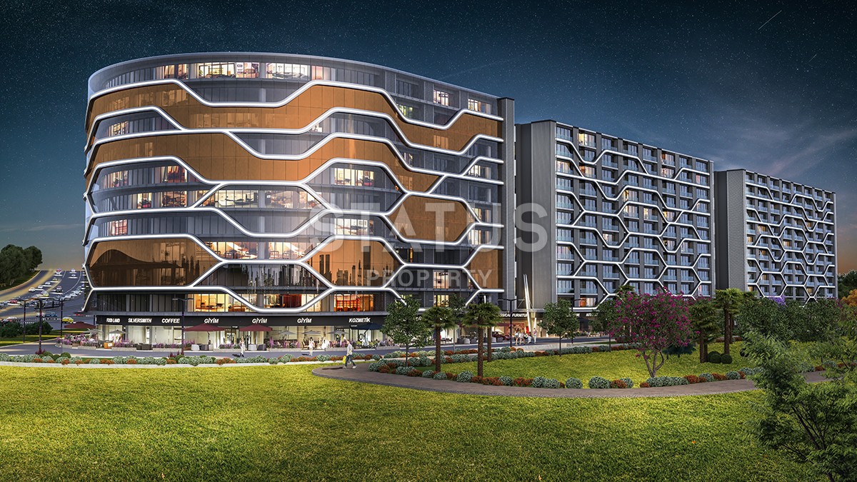 Apartments 1+1 and 2+1 in a modern luxury complex. Yenibosna, Istanbul. фото 10