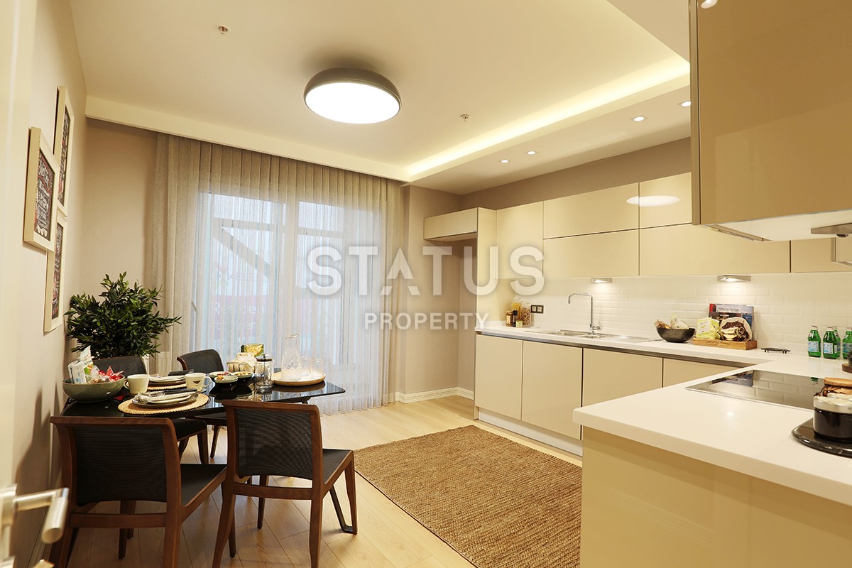 Apartments 1+1 and 2+1 in a modern luxury complex. Yenibosna, Istanbul. фото 20