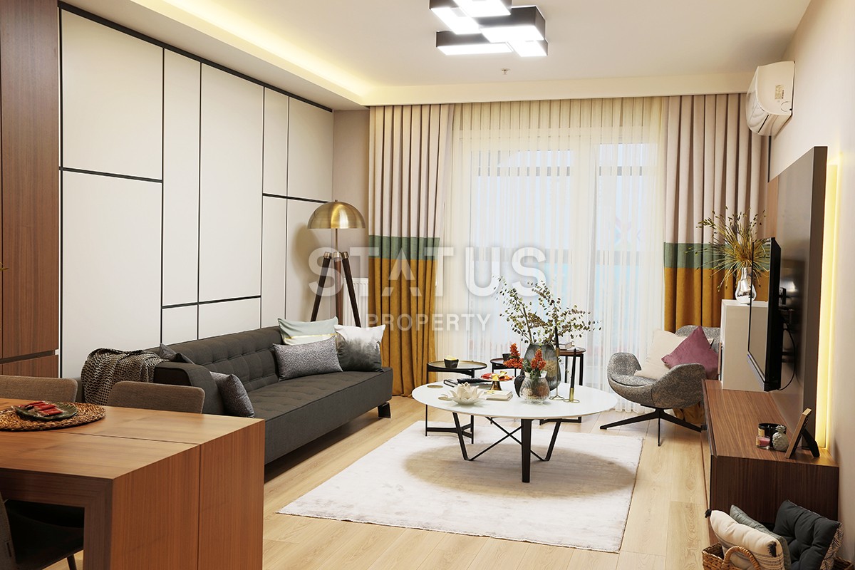 Apartments 1+1 and 2+1 in a modern luxury complex. Yenibosna, Istanbul. фото 34