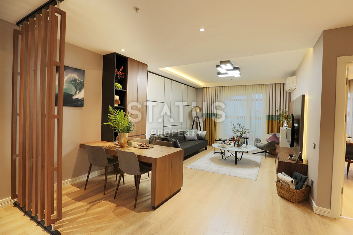 Apartments 1+1 and 2+1 in a modern luxury complex. Yenibosna, Istanbul. фото 35