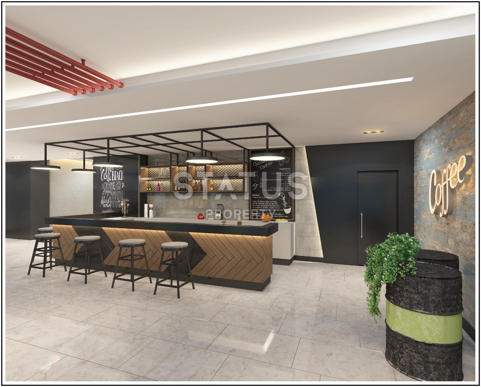 Apartments 1+1 and 2+1 in a modern luxury complex. Yenibosna, Istanbul. фото 37