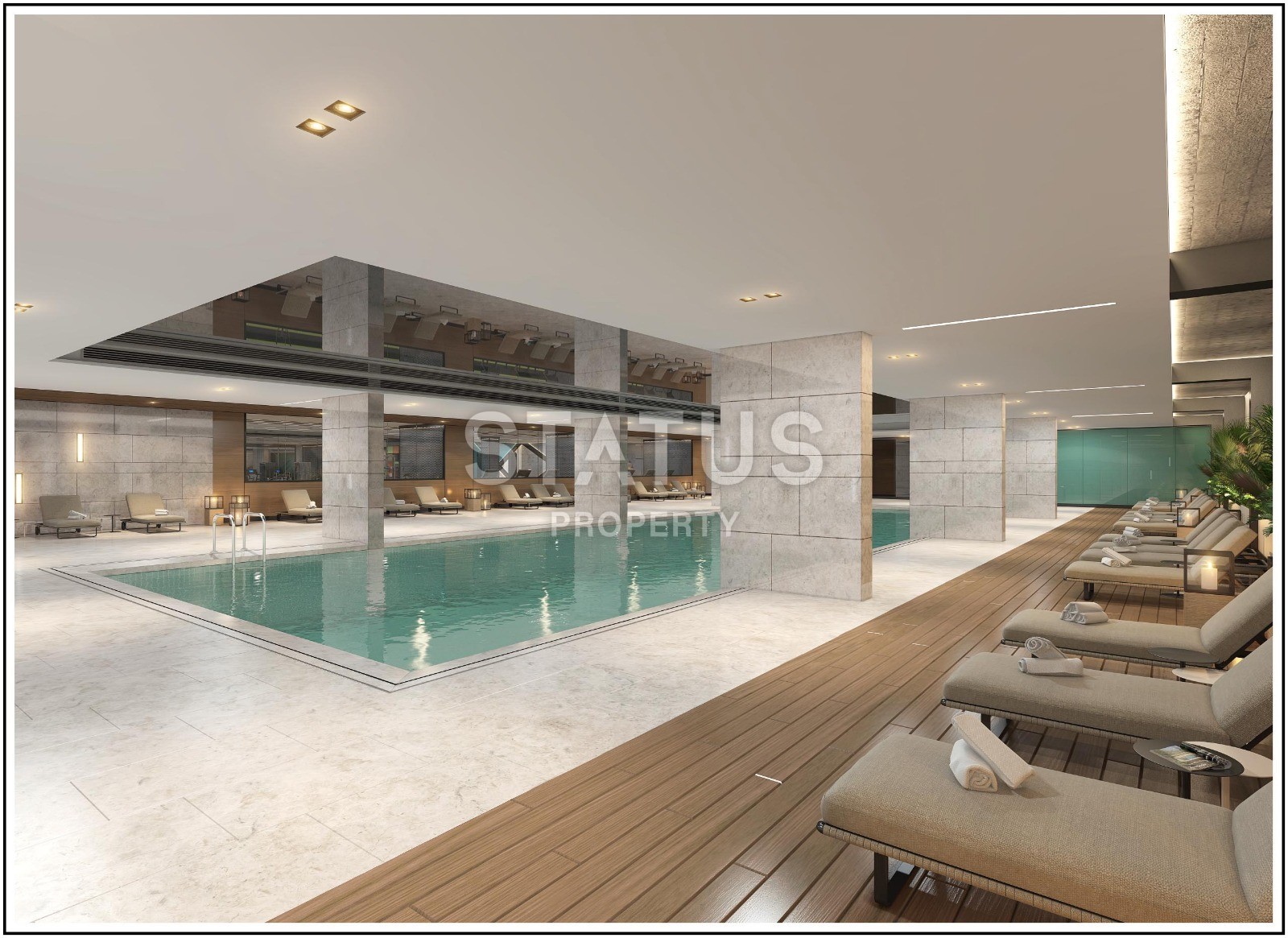 Apartments 1+1 and 2+1 in a modern luxury complex. Yenibosna, Istanbul. фото 48