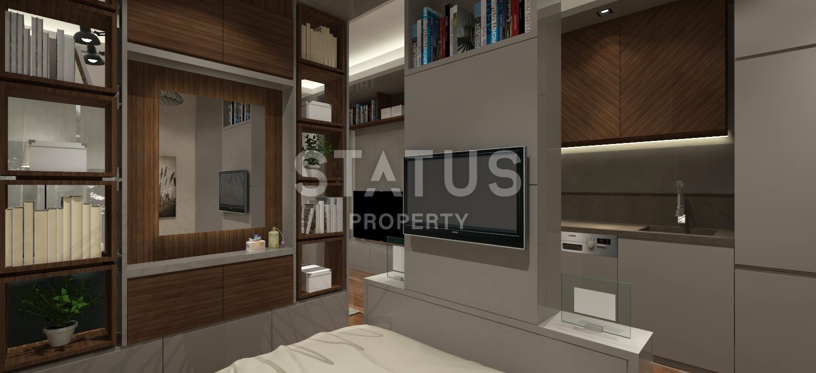 Выгодная инвестиция. Современный проект с апартаментами разных планировок от 45 до 152 м2 и коммерческими помещениями. Бейликдюзю, Стамбул. фото 11