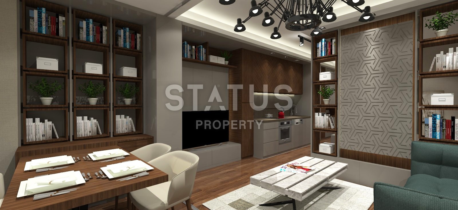 Выгодная инвестиция. Современный проект с апартаментами разных планировок от 45 до 152 м2 и коммерческими помещениями. Бейликдюзю, Стамбул. фото 21