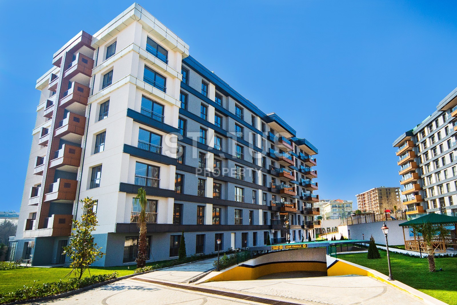 Квартиры от 93 до 271 м2 в отличном жилом комплексе с видом на море. Буюкчекмедже, Стамбул. фото 26