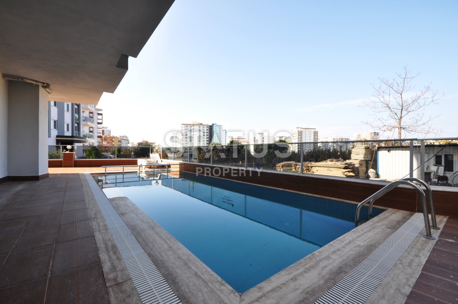 Квартира 1+1, 45 м2 в новом доме с бассейном возле Наулы в Махмутларе. фото 24