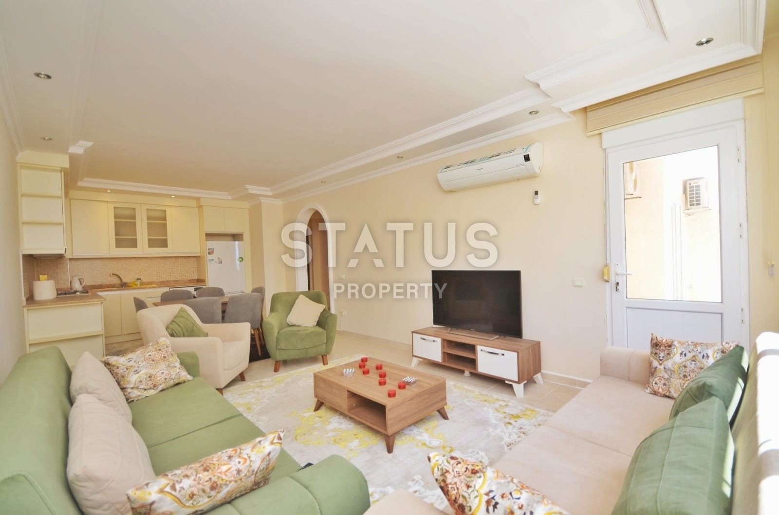 Трехкомнатная квартира с мебелью в Махмутларе, 100 м2 фото 15