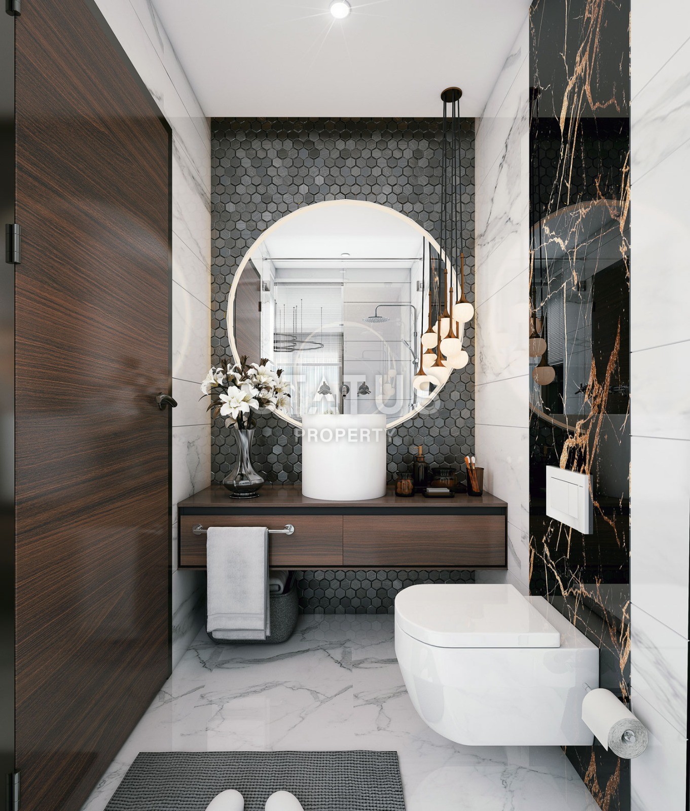 New modern project on the embankment of the Mediterranean Sea, Kestel district, Alanya фото 14