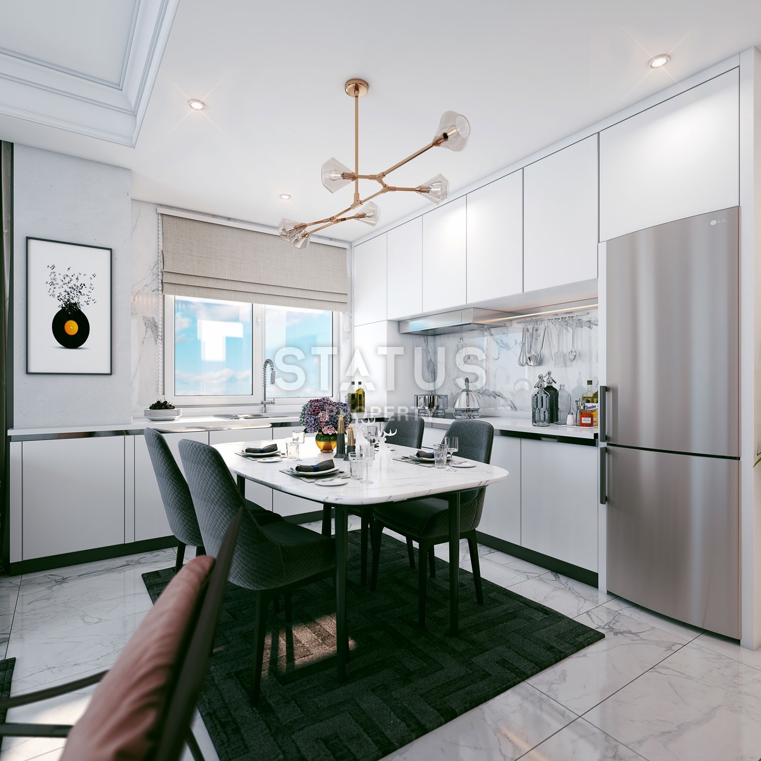 New modern project on the embankment of the Mediterranean Sea, Kestel district, Alanya фото 16