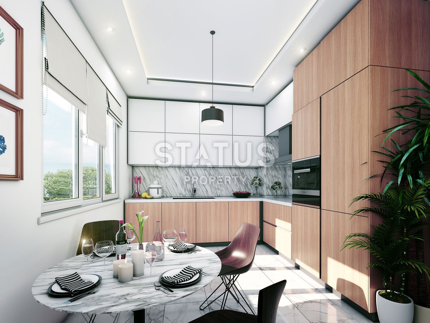 New modern project on the embankment of the Mediterranean Sea, Kestel district, Alanya фото 22