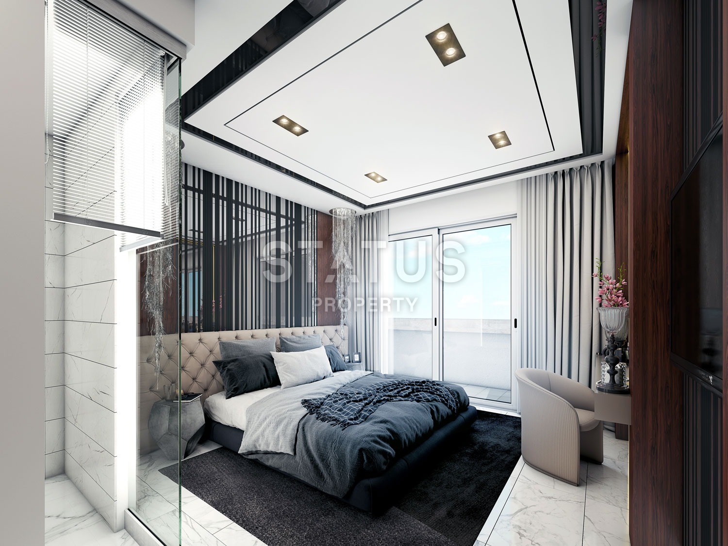 New modern project on the embankment of the Mediterranean Sea, Kestel district, Alanya фото 23