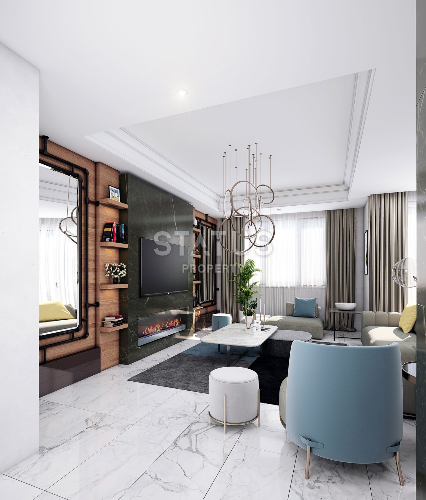 New modern project on the embankment of the Mediterranean Sea, Kestel district, Alanya фото 26