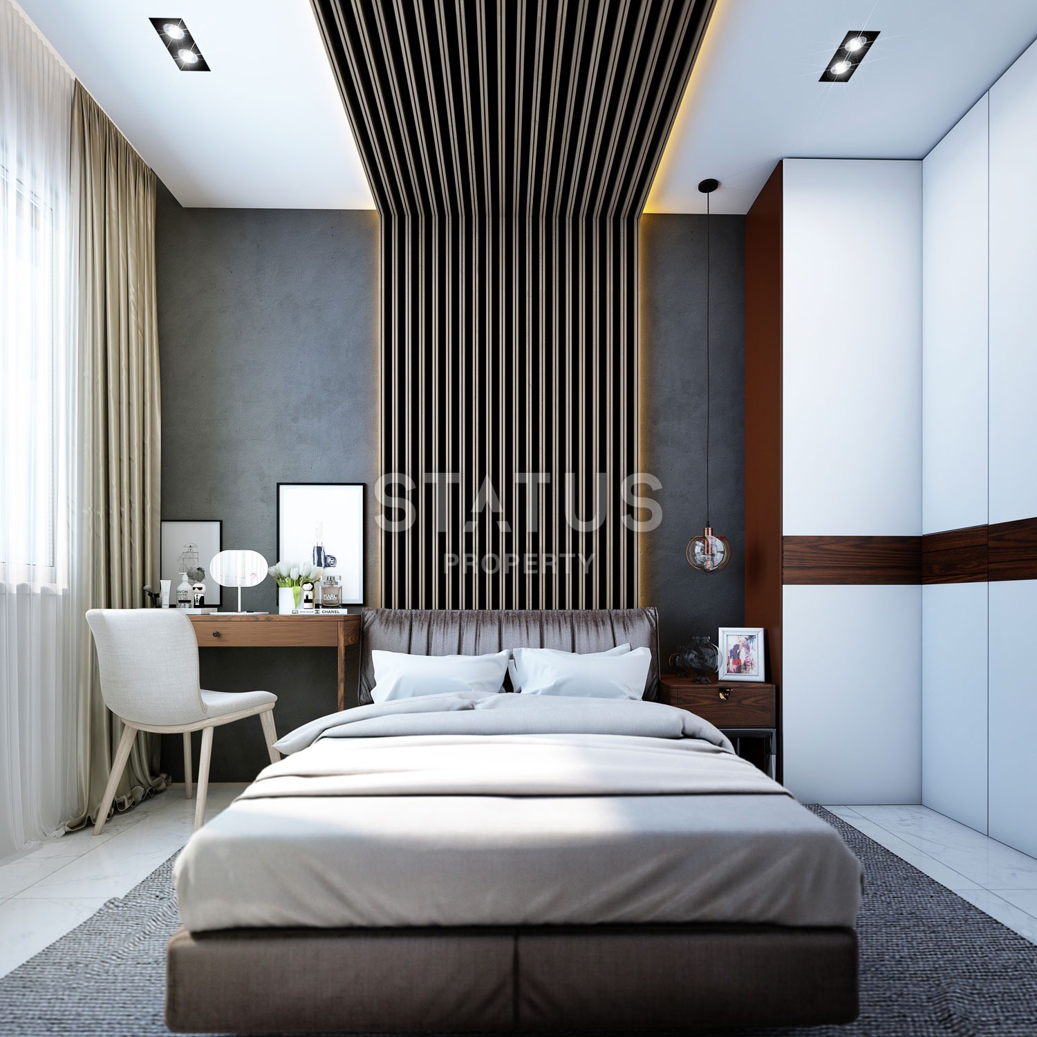 New modern project on the embankment of the Mediterranean Sea, Kestel district, Alanya фото 28