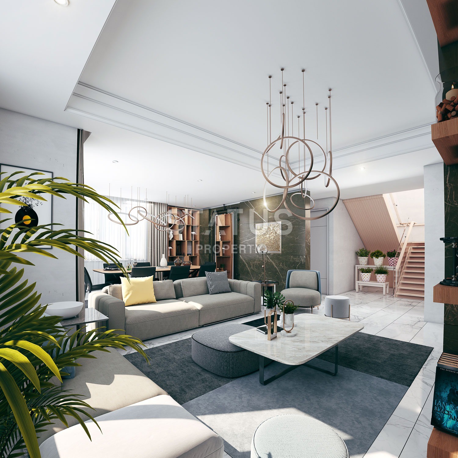 New modern project on the embankment of the Mediterranean Sea, Kestel district, Alanya фото 30