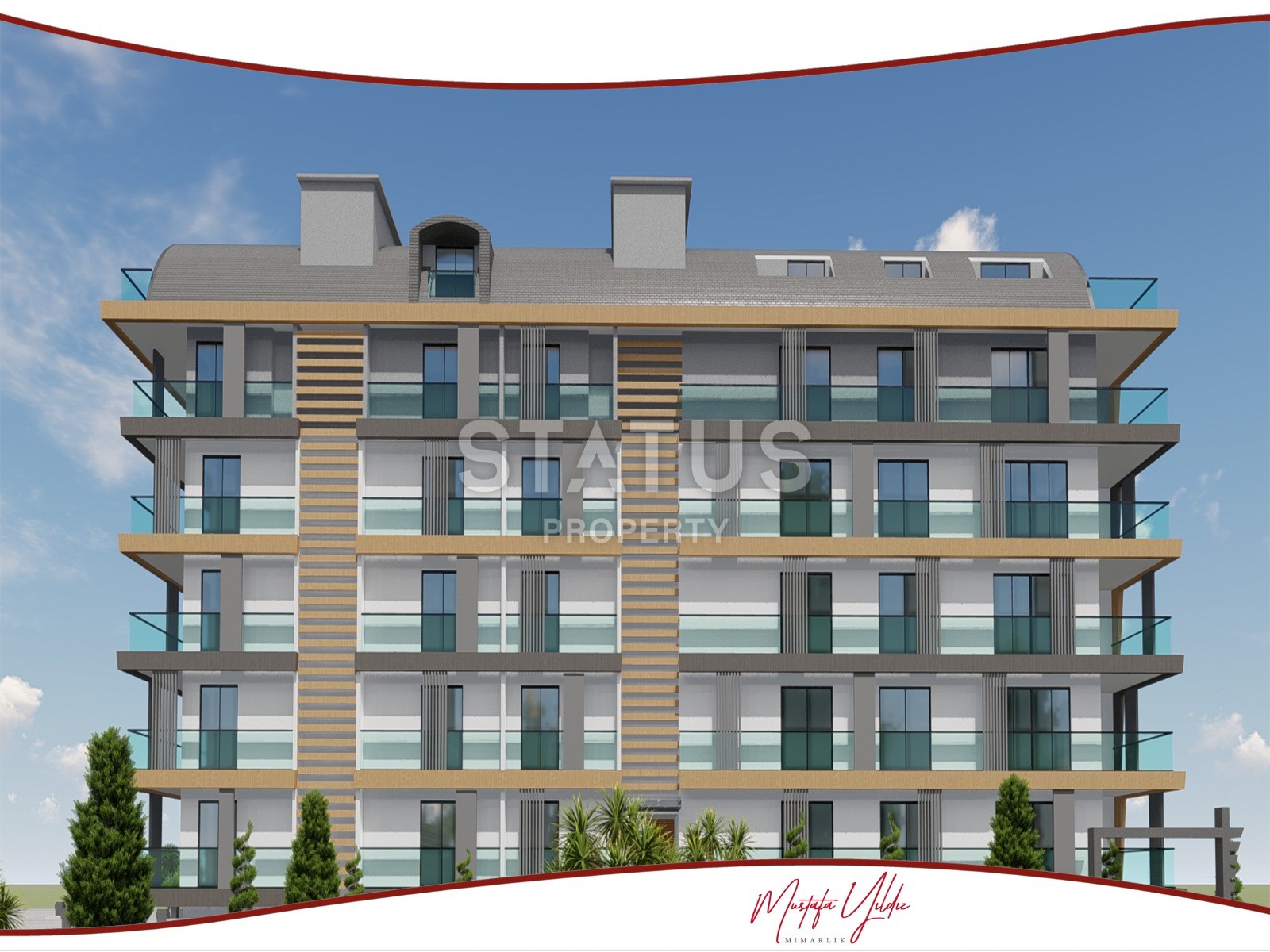 Последний дуплекс 2+1 новом комплексе в 30 мерах от моря Центр, Алания. Кейкубат фото 11