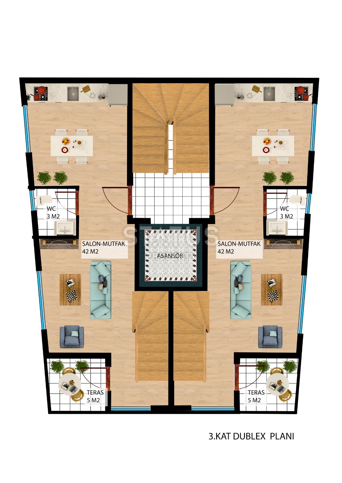 Проект с отличным месторасположением в центре города! 50 – 115 м2 фото 5