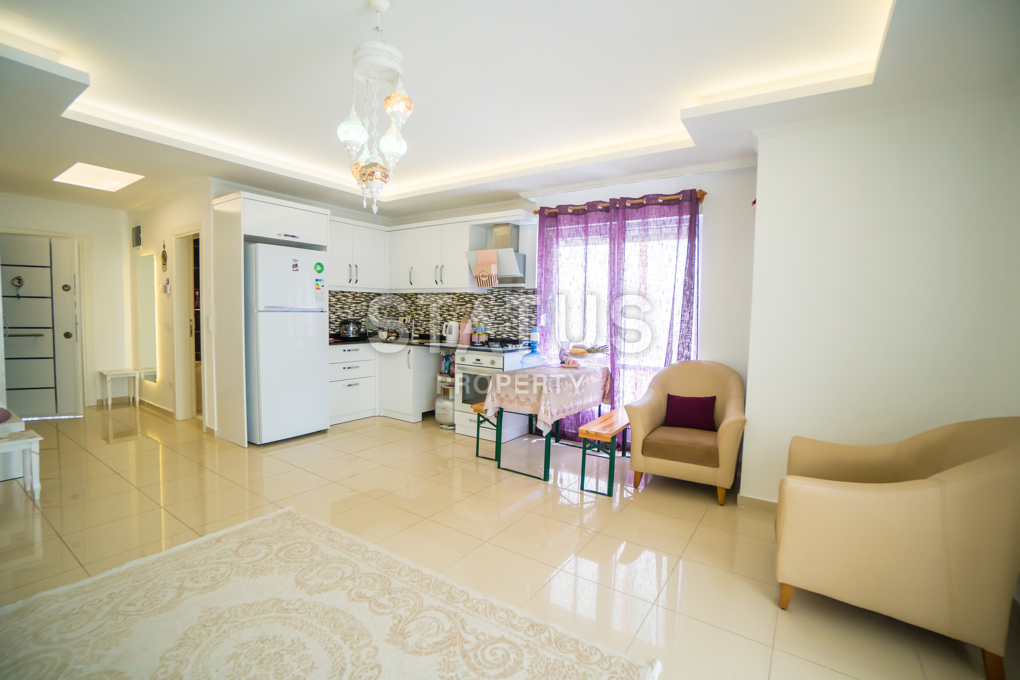 Меблированные апартаменты планировки 1+1, 65 м2 в шаговой доступности от пляжа Клеопатры фото 11