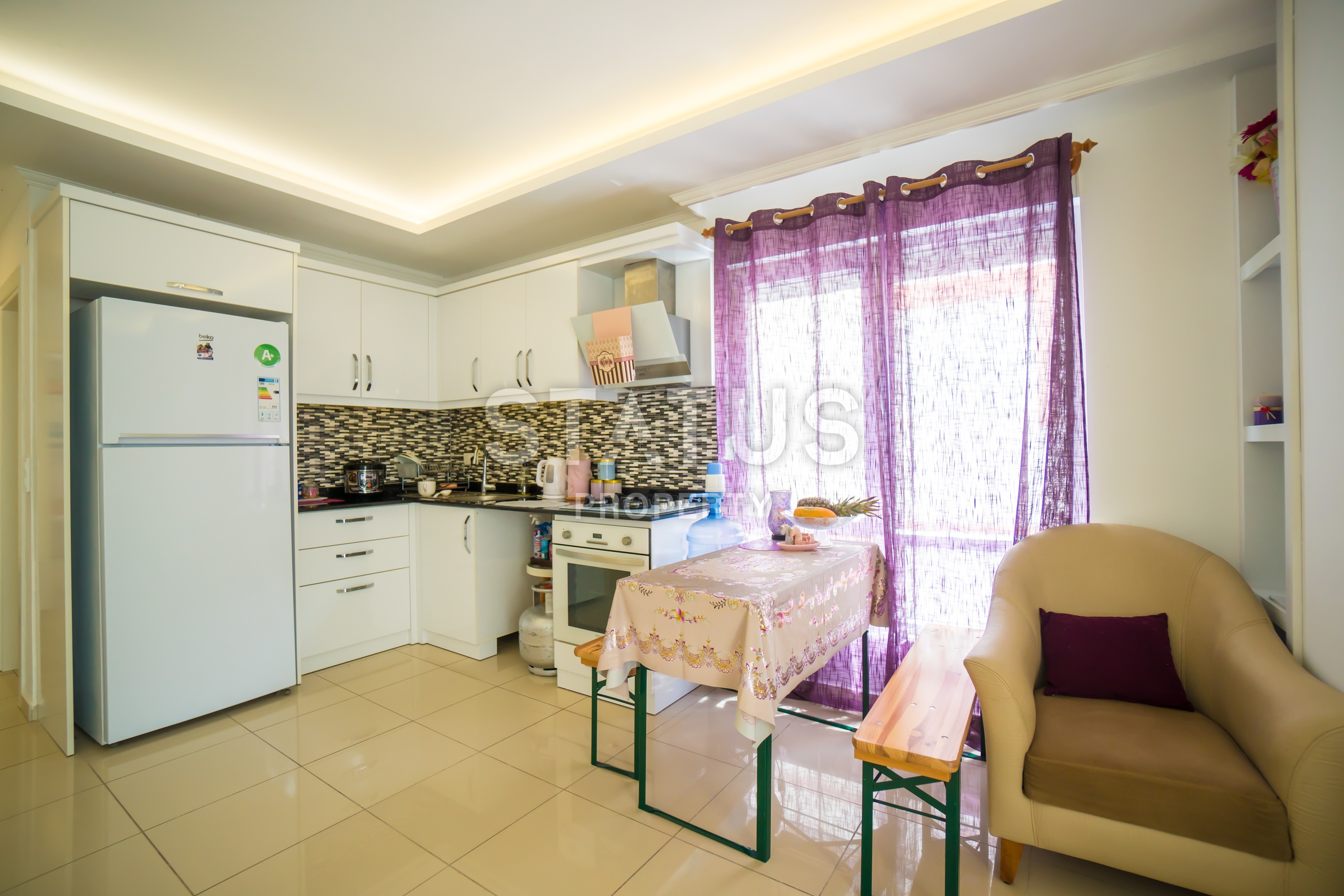 Меблированные апартаменты планировки 1+1, 65 м2 в шаговой доступности от пляжа Клеопатры фото 12