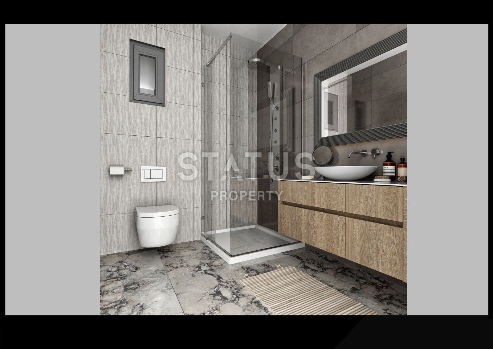 Apartment 1+1 in a complex with hotel infrastructure under construction, 63 m2. Mahmutlar, Alanya. фото 4